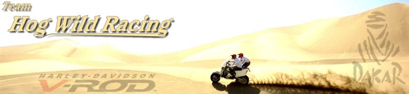 Hog Wild Racing (USA) aiming for the Lisbon - Dakar Rallye 2007 / 2008 with Harley V-rod sidecar