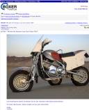 Dakar motorcycle sidecar bike